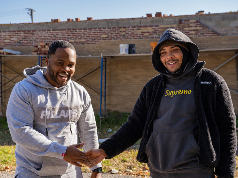 Dion Dawson (left) and G Herbo (right). Photo by Kevin Mares