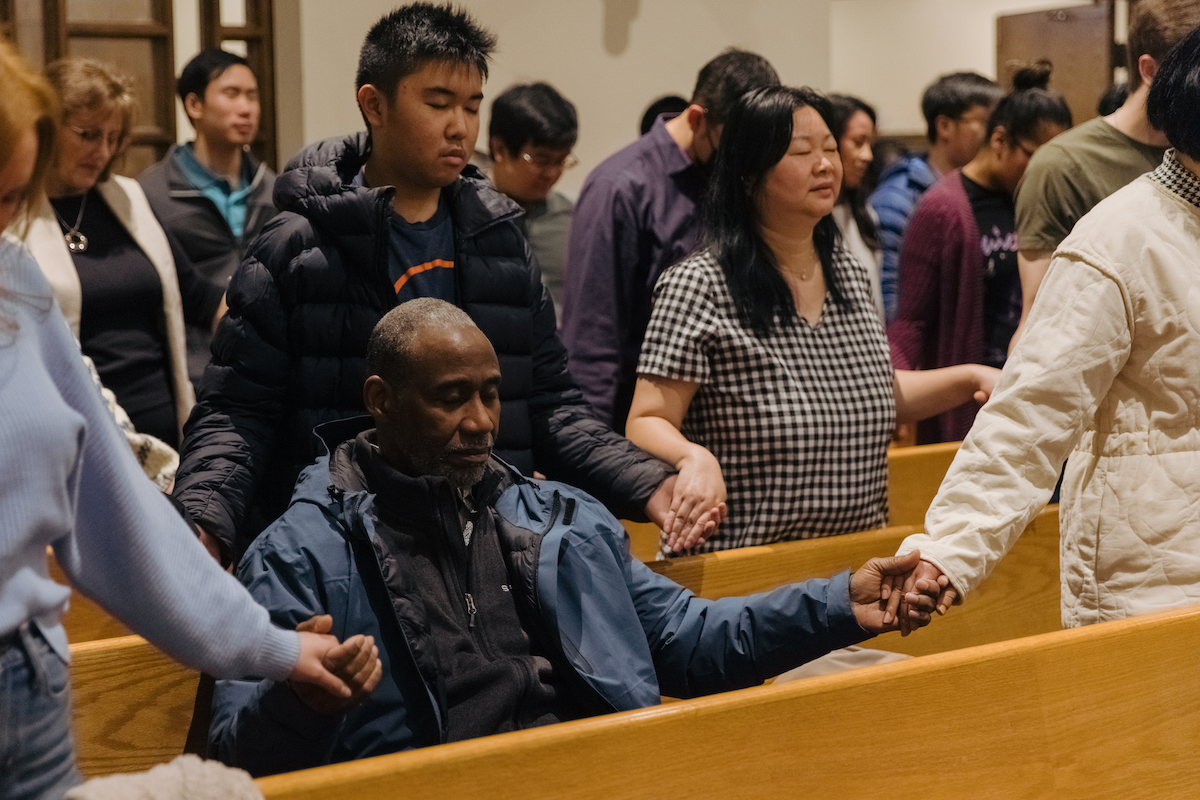 Good Friday Church Service at Chinese Christian Union Church (CCUC) on 2301 S. Wentworth Ave. Photo by Wendy Wei.