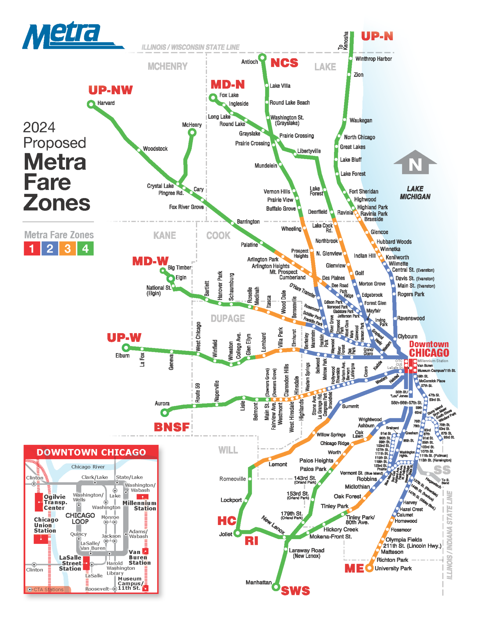 Burlington Northern Metra Schedule - oaxtgc0