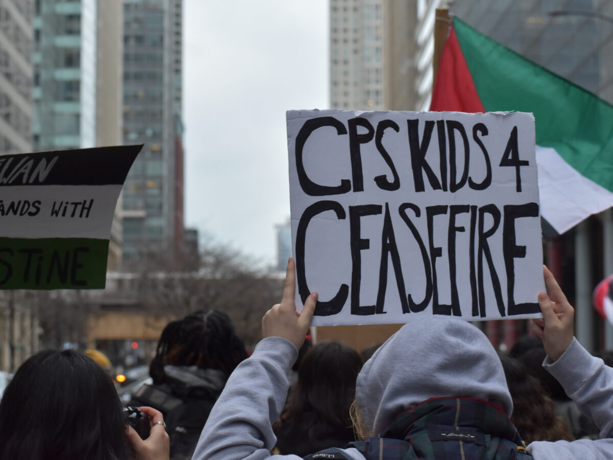 CPS Students Walk Out For Palestine