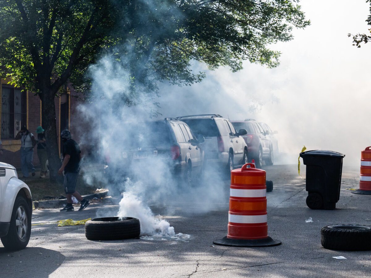 Federal Agents Deploy Tear Gas in East Side