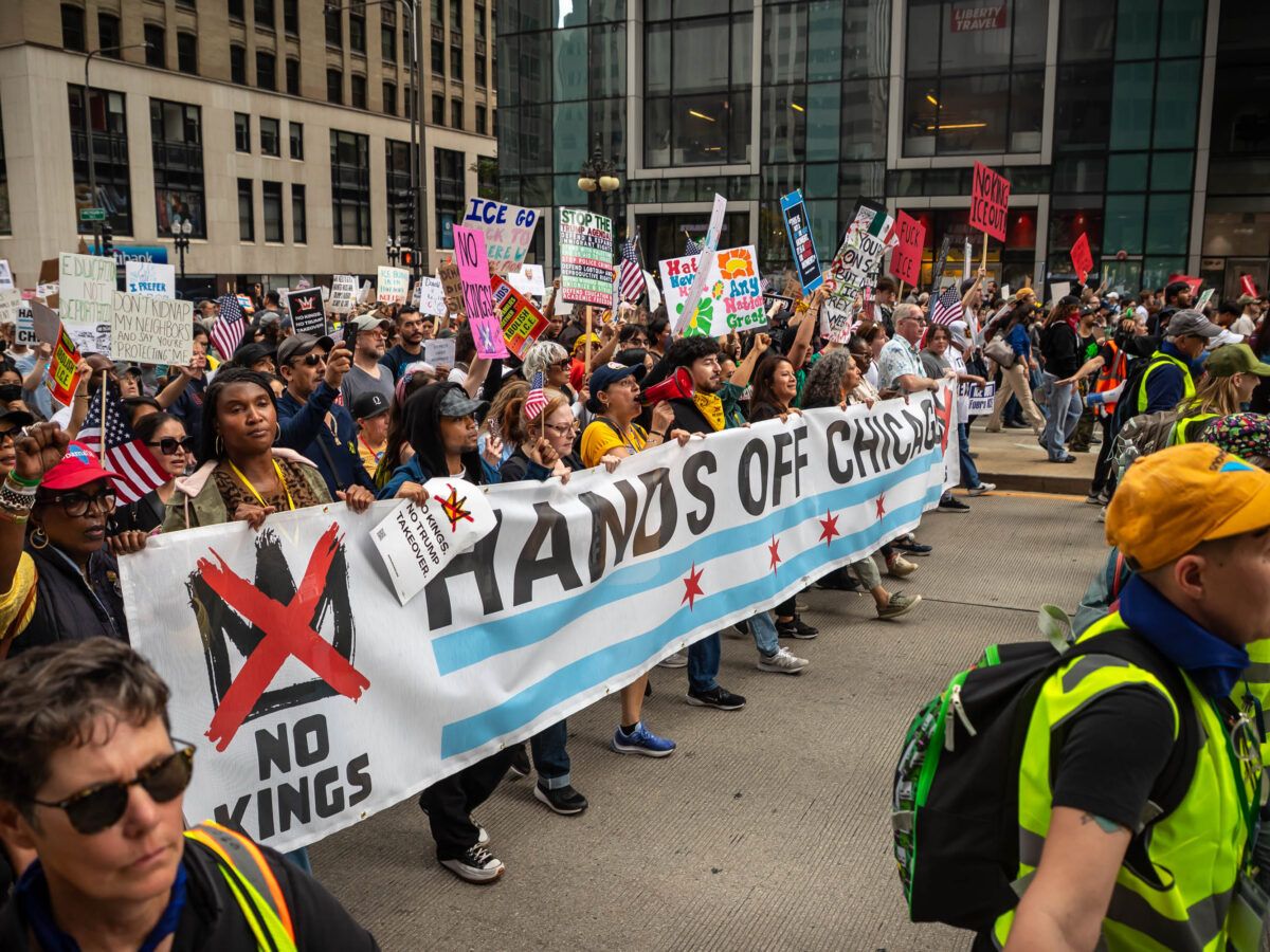 Hundreds of Thousands March Against Trump