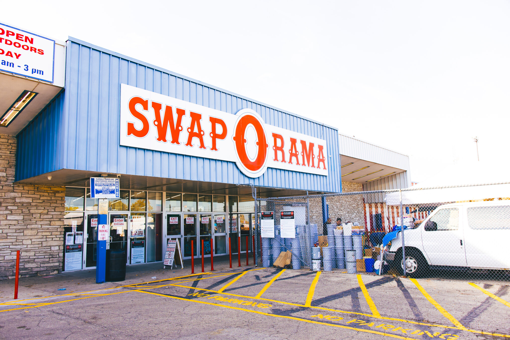 Shop O Rama Sign After ICE Raid, Swap-O-Rama Vendors Push for Safety – South Side Weekly