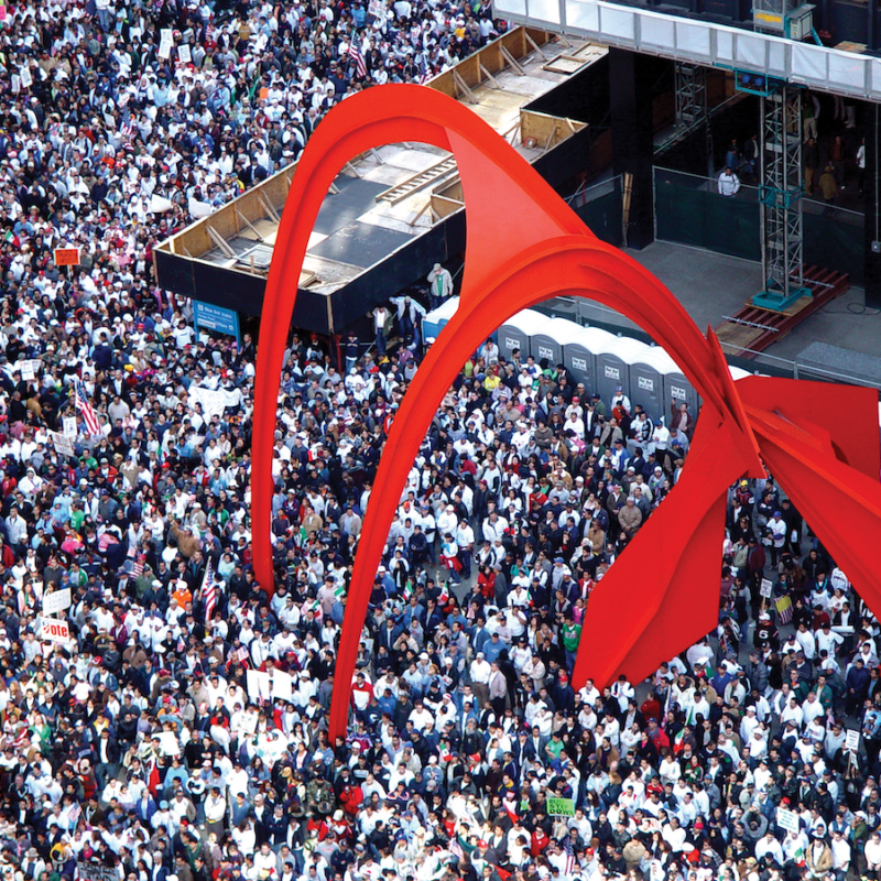 Chicagoans Take to the Streets on 20th Anniversary of Massive May Day March
