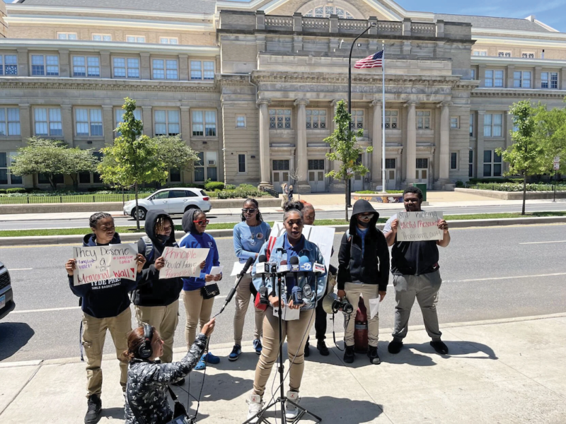 Hyde Park Academy High School Students Protest the Removal of Community Partners